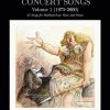 Concert Songs - Volume 1 (1975-2000)(25 Songs fuer Medium/Low Voice and Piano)