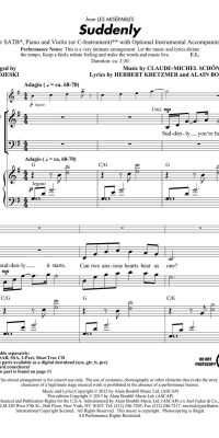 Suddenly(from Les Misérables the Movie)