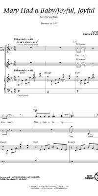 Mary Had a Baby/Joyful, Joyful