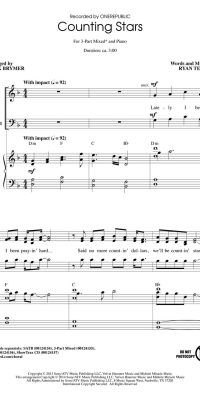 Ryan Tedder: Counting Stars (3-Part)