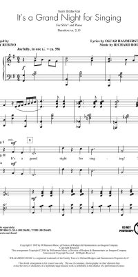 It's a Grand Night fuer Singing((from State Fair))