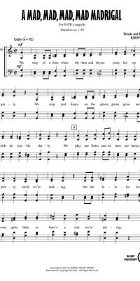 A Mad, Mad, Mad, Mad Madrigal