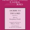 Ascribe to the Lord