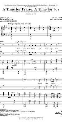 A Time fuer Praise, A Time fuer Joy