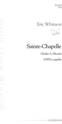 Eric Whitacre: Sainte-Chapelle