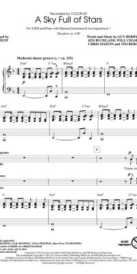 Coldplay: A Sky Full of Stars (SATB)