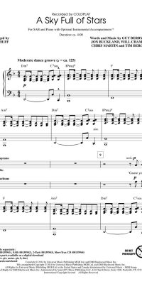 Coldplay: A Sky Full of Stars (SAB)