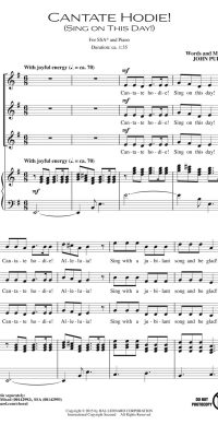 Cantate Hodie! (Sing on This Day!)