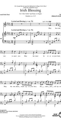 Philip Stopford: Irish Blessing (3-Stemmig)
