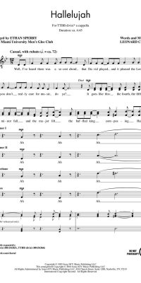 Leonard Cohen: Hallelujah (TTBB)
