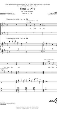 Laura fuernell: Sing to Me