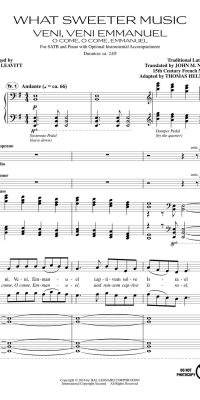 John Leavitt: What Sweeter Music (SATB)