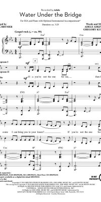 Adele: Water Under the Bridge (SSA)