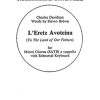 Charles Davidson: L'eretz Avoteinu to The Land Of Our Fathers (SATB a Cappella)