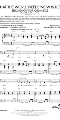 Burt Bacharach: What the World Needs Now Is Love