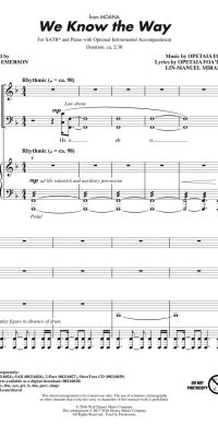 Lin-Manuel Miranda: We Know the Way (Showtrax)