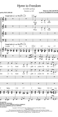 Oscar Peterson: Hymn to Freedom (SATB)
