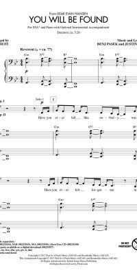 Benj Pasek: You Will Be Found (SSA)