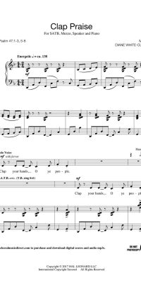 Diane White-Clayton: Clap Praise (SSATB)