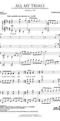 All My Trials (SATB)