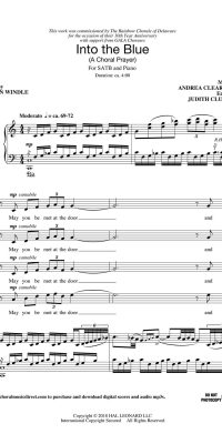 Into the Blue: A Choral Prayer