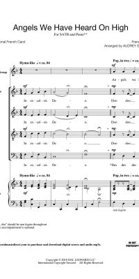 Audrey Snyder: Angels We Have Heard on High (SATB)