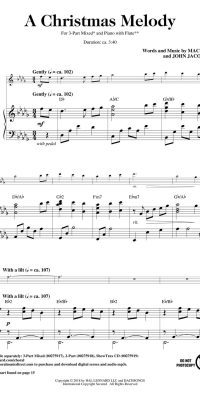 Mac Huff: A Christmas Melody (Showtrax)