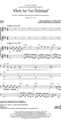 Faith Hill: Where Are You Christmas? (SSA)