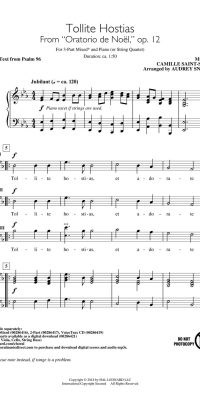 Tollite Hostias (from Oratorio de Noël, op. 12)