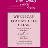When I Can Read My Title Clear