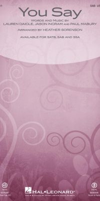 Lauren Daigle: You Say (SAB)