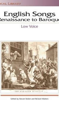 English Songs: Renaissance to Baroque