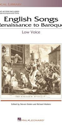 English Songs: Renaissance to Baroque (Low Voice)