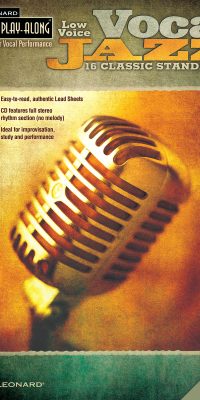 Jazz Play-Along Volume 130: Vocal Jazz (Low Voice)