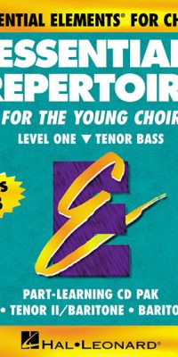 Essential Repertoire For The Young Choir(Level 1 Tenor Bass, Part-Learning CD)