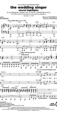 The Wedding Singer Choral Highlights (SATB)