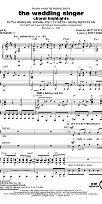 The Wedding Singer Choral Highlights (SAB)