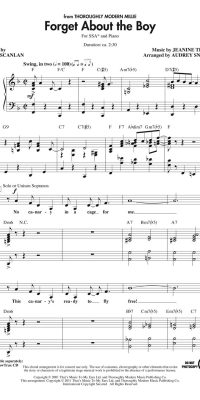 fuerget About the Boy(from Thoroughly Modern Millie)