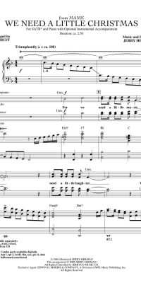 We Need a Little Christmas (Showtrax)