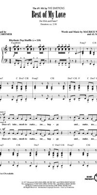 Best of My Love Choral