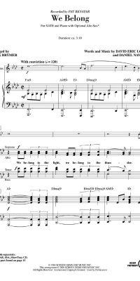 Pat Benatar: We Belong Choral