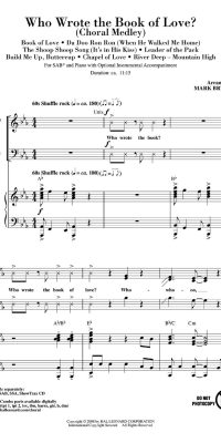 Who Wrote the Book of Love? Choral Medley SAB