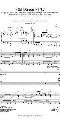 Kirkby Shaw: 70Ss Dance Party Medley SSA
