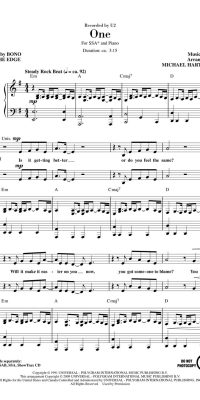 U2 One SATB SSA