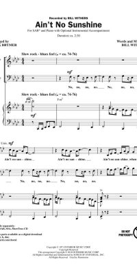 Bill Withers: Ain't no Sunshine SAB