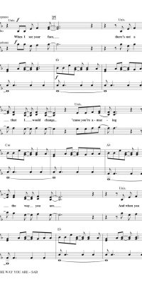 Just the Way You Are featured in Glee
