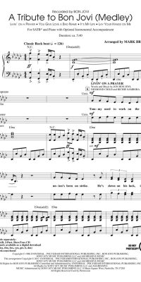A Tribute to Bon Jovi (Medley) (Showtrax CD)