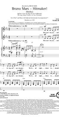 Bruno Mars - Hitmaker! (Medley)