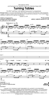 Adele: Turning Tables (SSA)