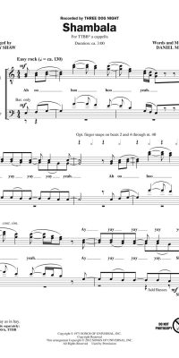 Three Dog Night: Shambala (TTBB)